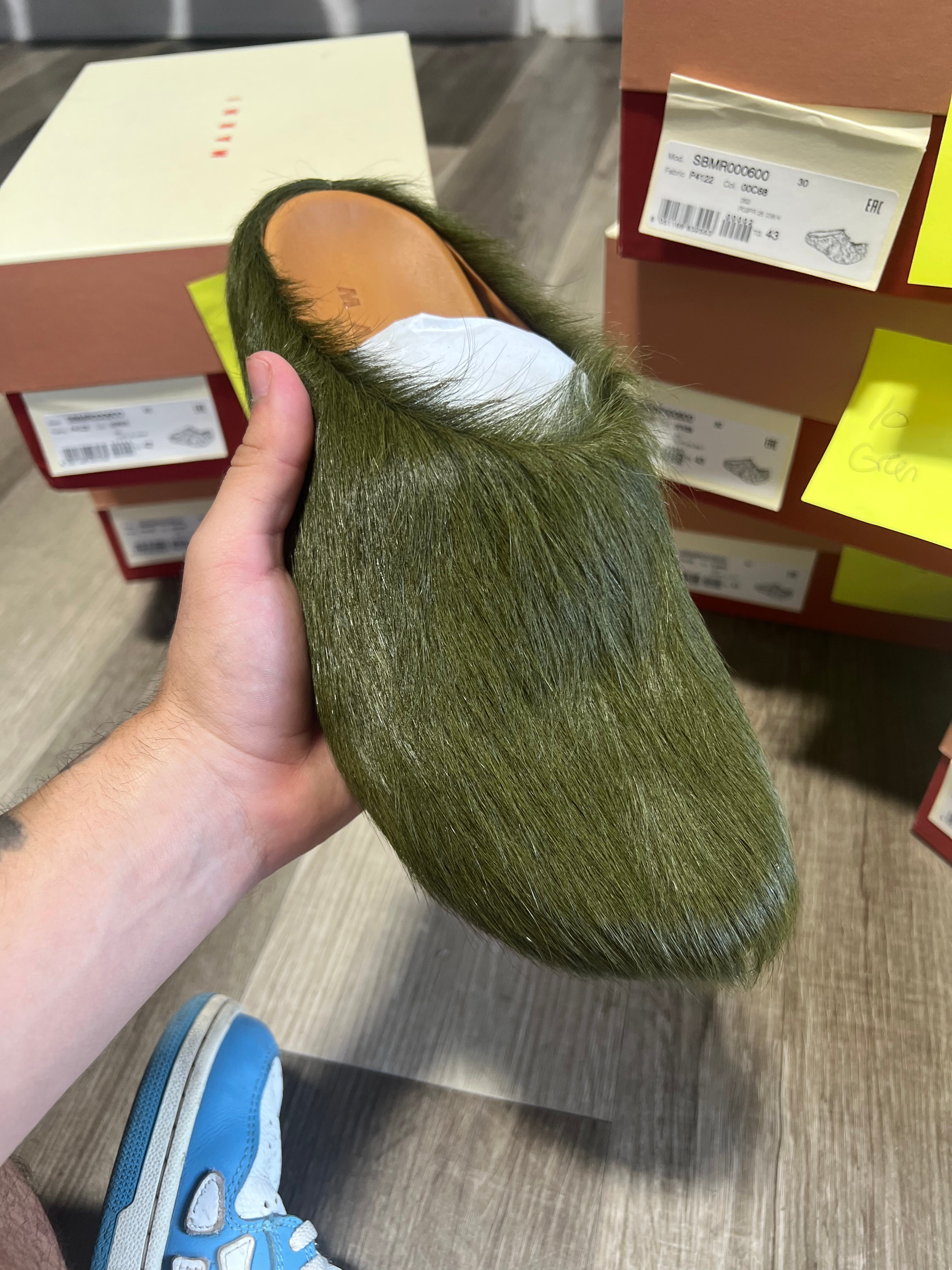 Marni slide green