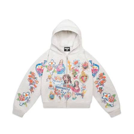 Righteous Zip Up Hoodie Grey