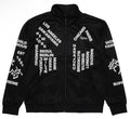Supreme Zip up worldwide tricot black