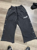 Hmdd sweatpants flower rhinestones black