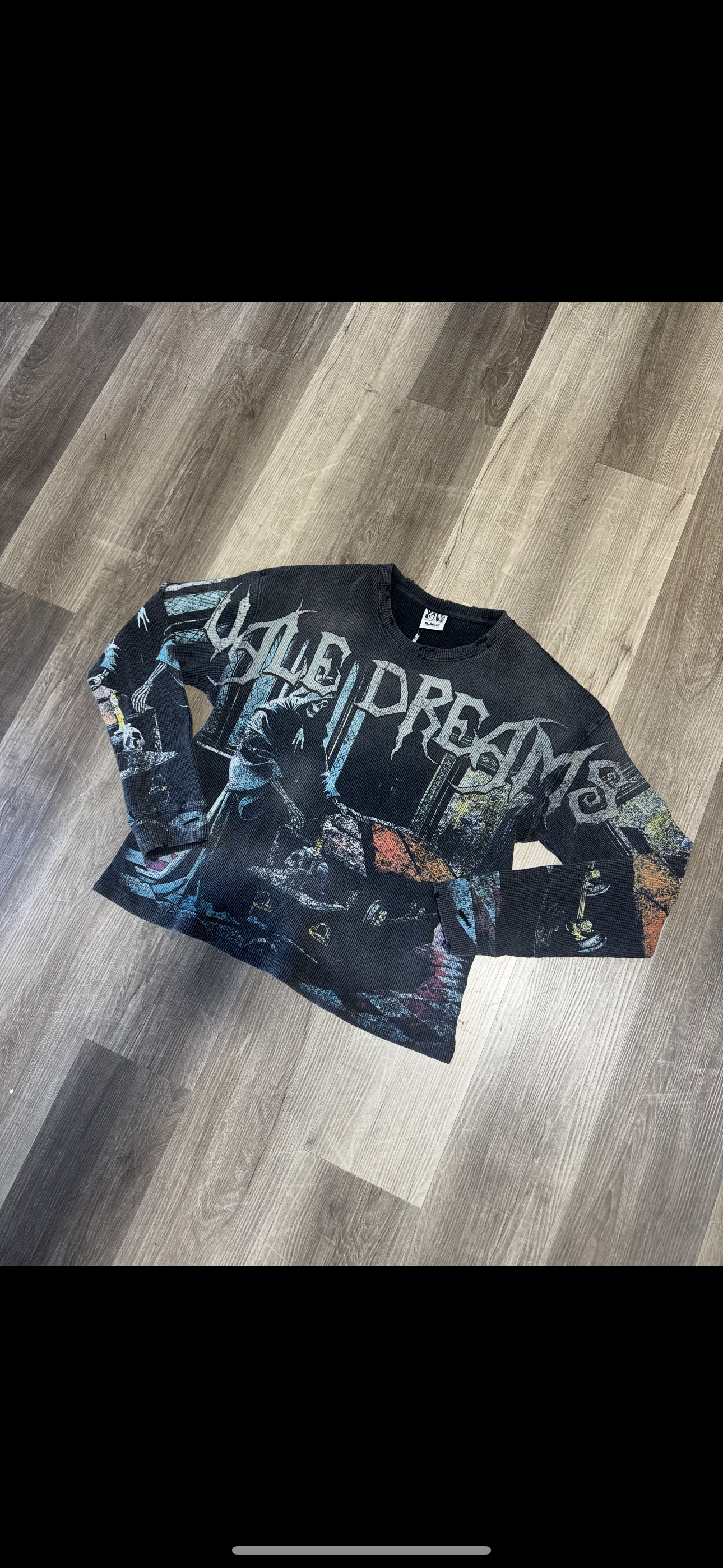 Vale thermal longsleeve skull black