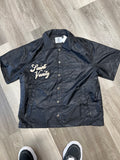 Saint vanity button top black