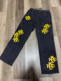 HMDD Carpenter Pants (Black/Yellow)