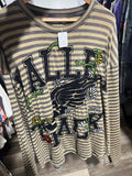 Vale lives longsleeve stripes black yellow