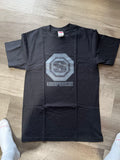 Supreme glittery logo tee black