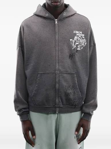 Paly Hollywood “Carrying The Message” Zip Up Hoodie