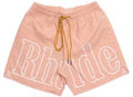 Rhude Logo Swimtrunk (Salmon Pink)