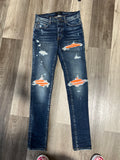 Amiri Mx1 dark blue(Orange) Patch
