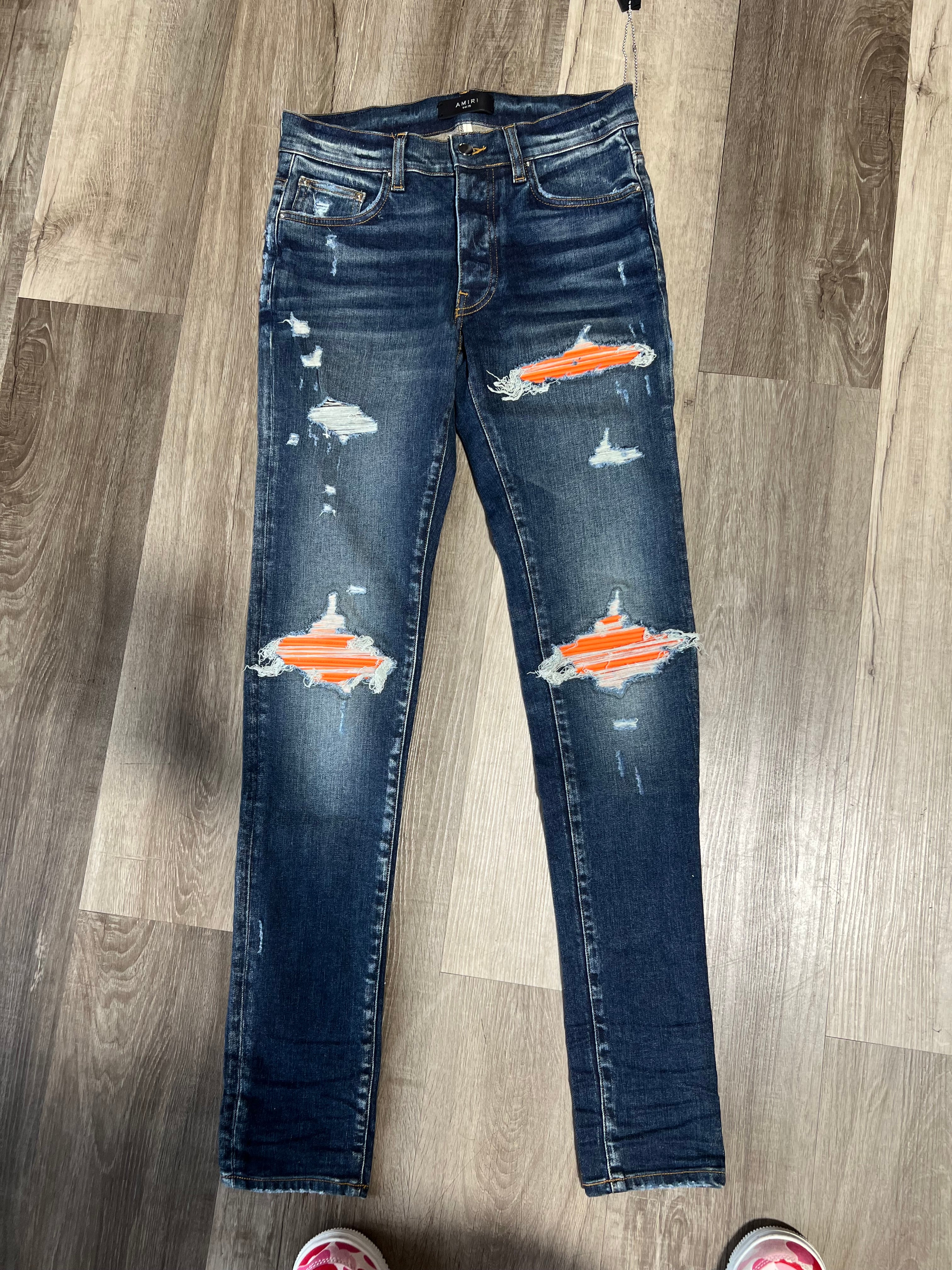Amiri Mx1 dark blue(Orange) Patch