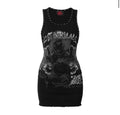 Lost intricacy “Twin Tiger” Dress (Black/Grey)