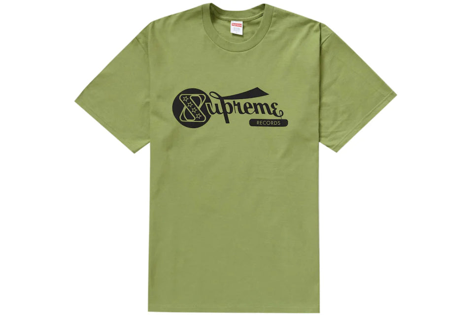 Supreme “Records” Tee (Green)