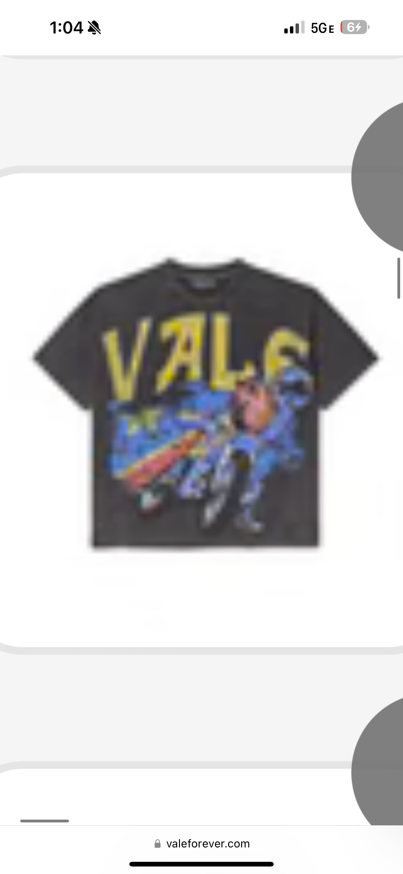 Vale Lives “Camel Motorcross” Tee (Black)