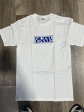 Supreme connect tee white/ blue logo