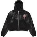 Vale Pluto Clustered Zip Up Hoodie (Black)