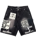 Mixed Emotions “Ai” Denim Shorts