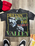 Vale lives dreams against the world tee black
