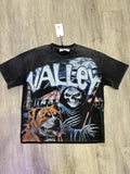 Vale lives skeleton/ dog tee black