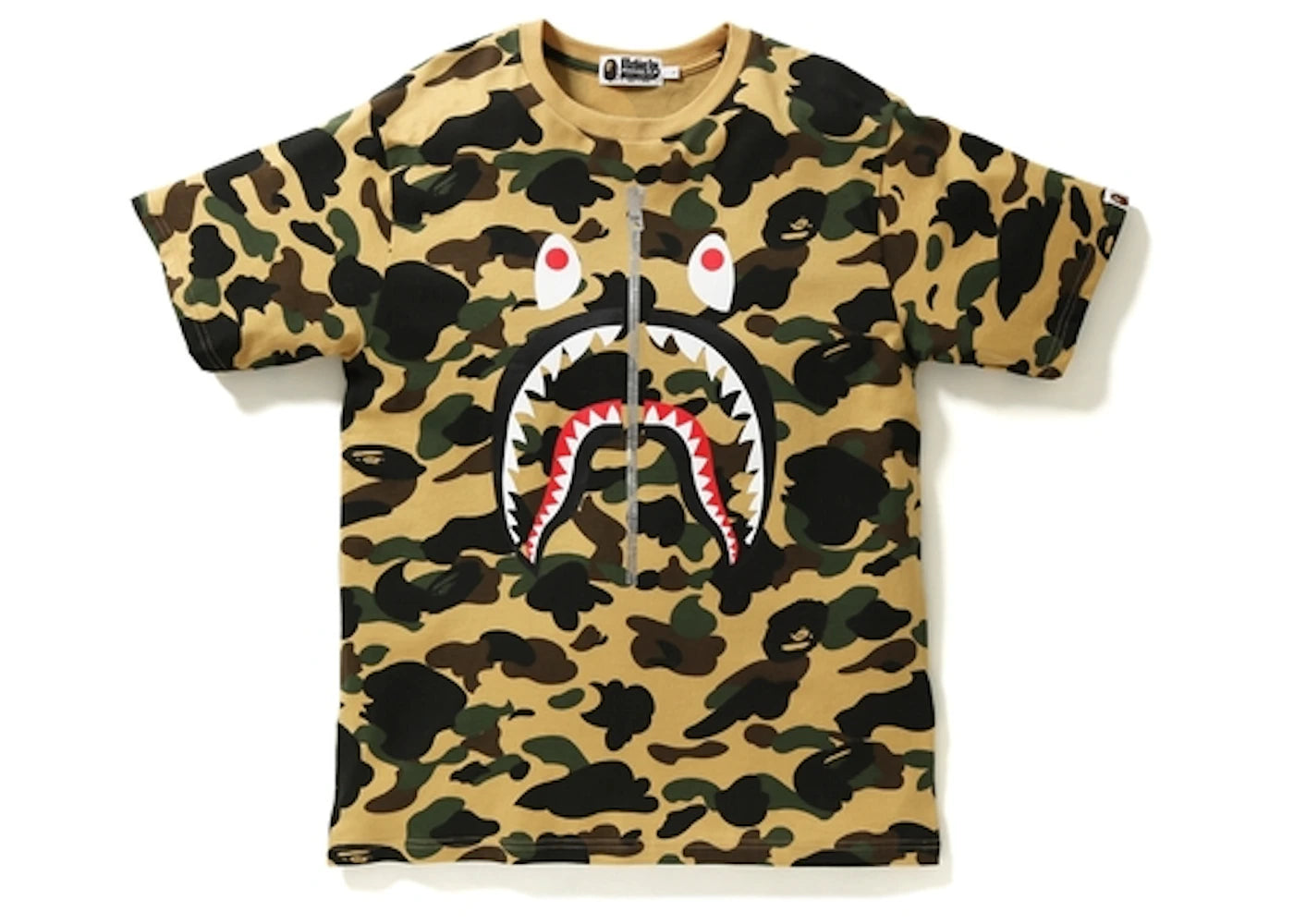 Bape Shark Tee (Yellow Camo)