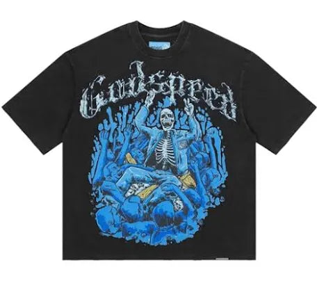 Godspeed “Crowd Surf” Tee (Black/Blue)