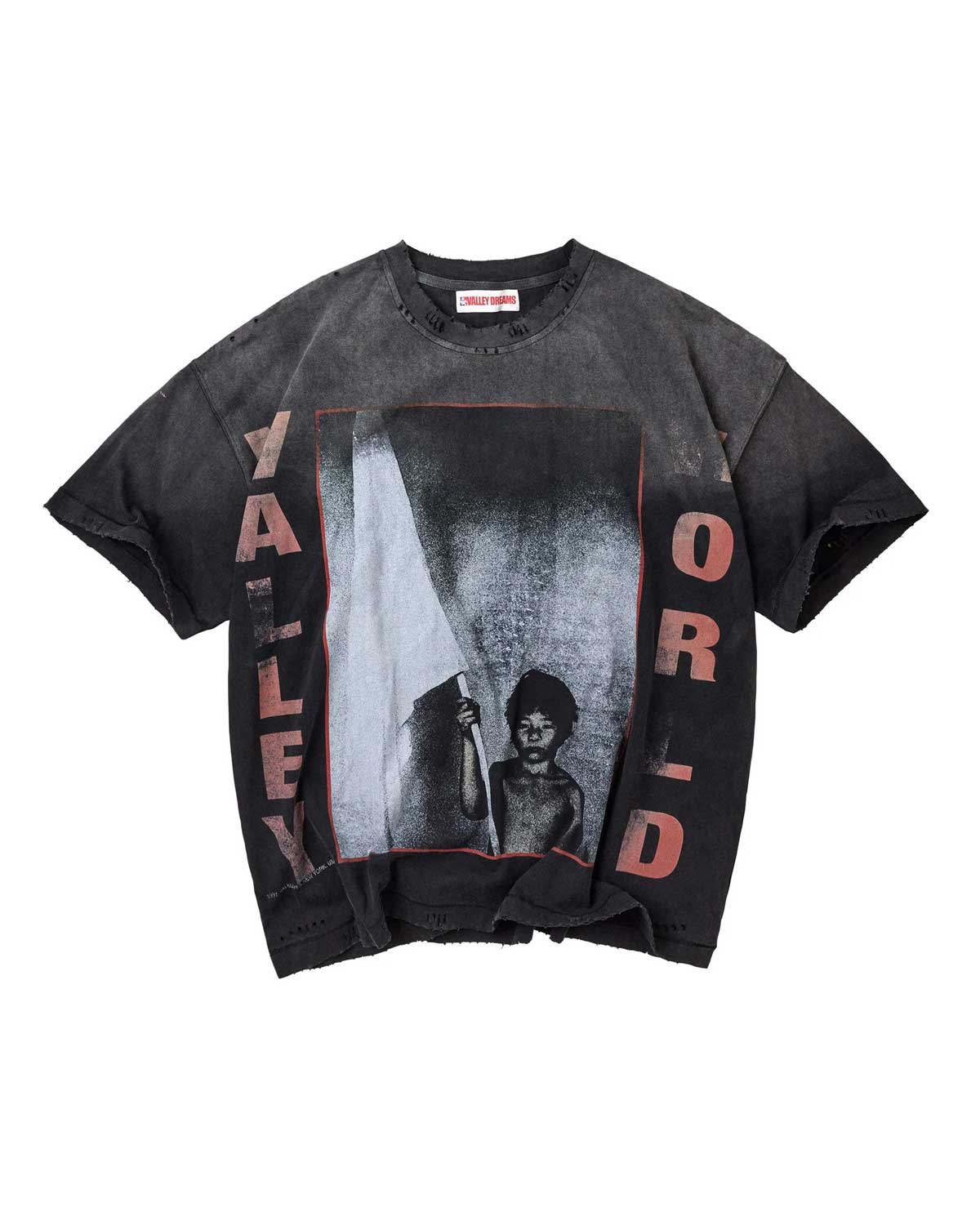 Vale World Tee (Black/Red)