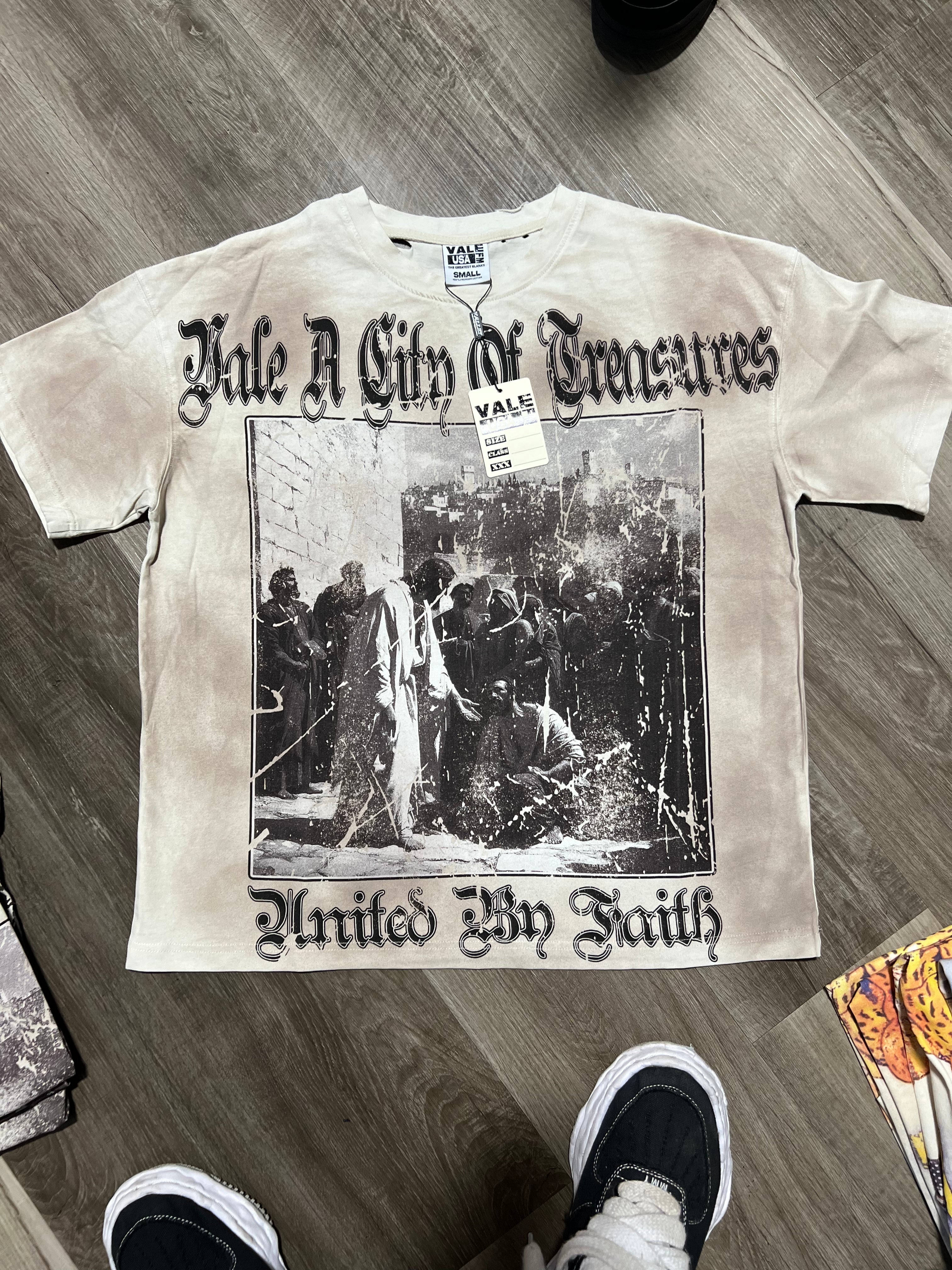 Vale lives city of treasures tee cream