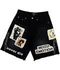 Mixed Emotions “Chaos” Shorts (Black)