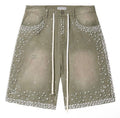 Vale Denim Short Pearlized Green