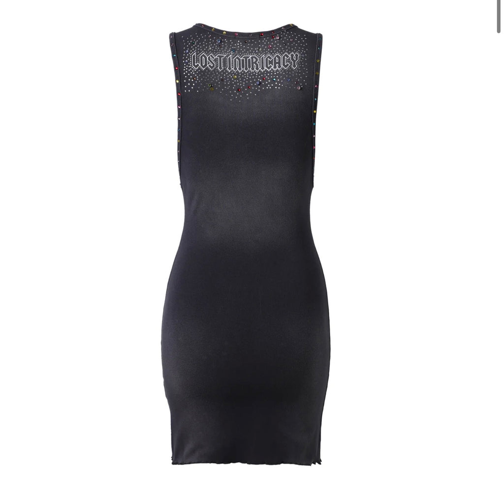 Lost intricacy “Grey inverse” Dress