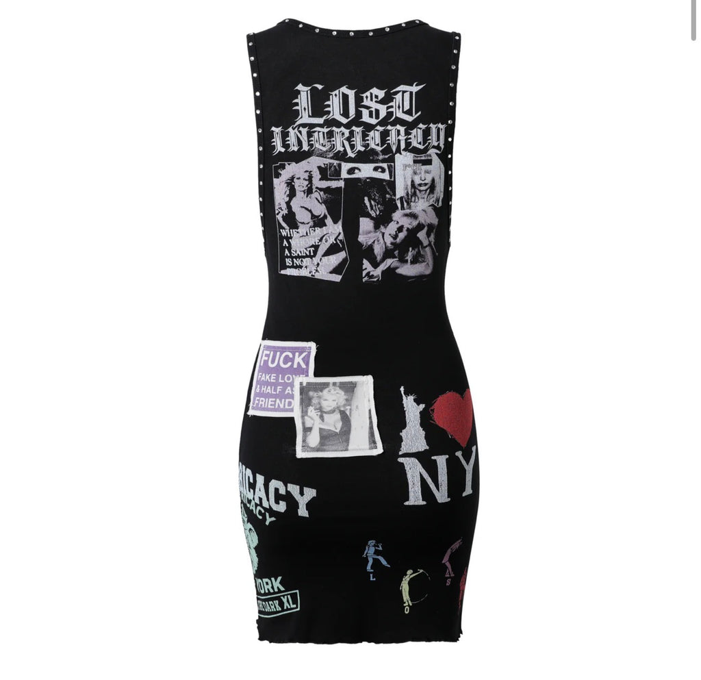Lost intricacy “Not Your Problem” Dress (Black)