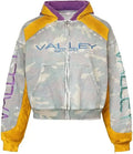 Vale Boiler Room zip up hoodie camo