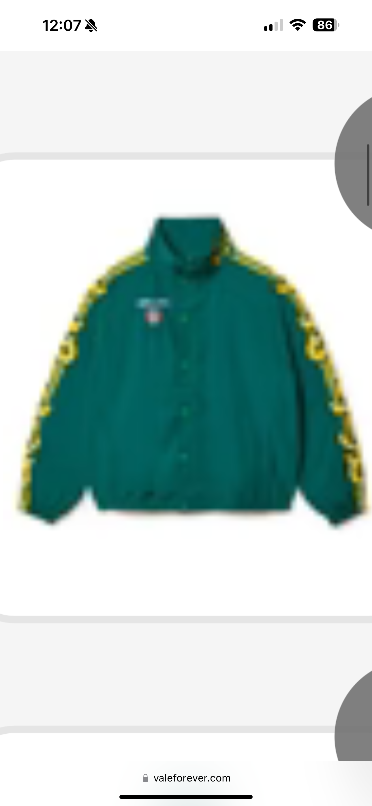 Vale Lives “USA” Track Jacket (Green/Yellow)