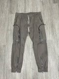 Rick Owens pants side zippers brown