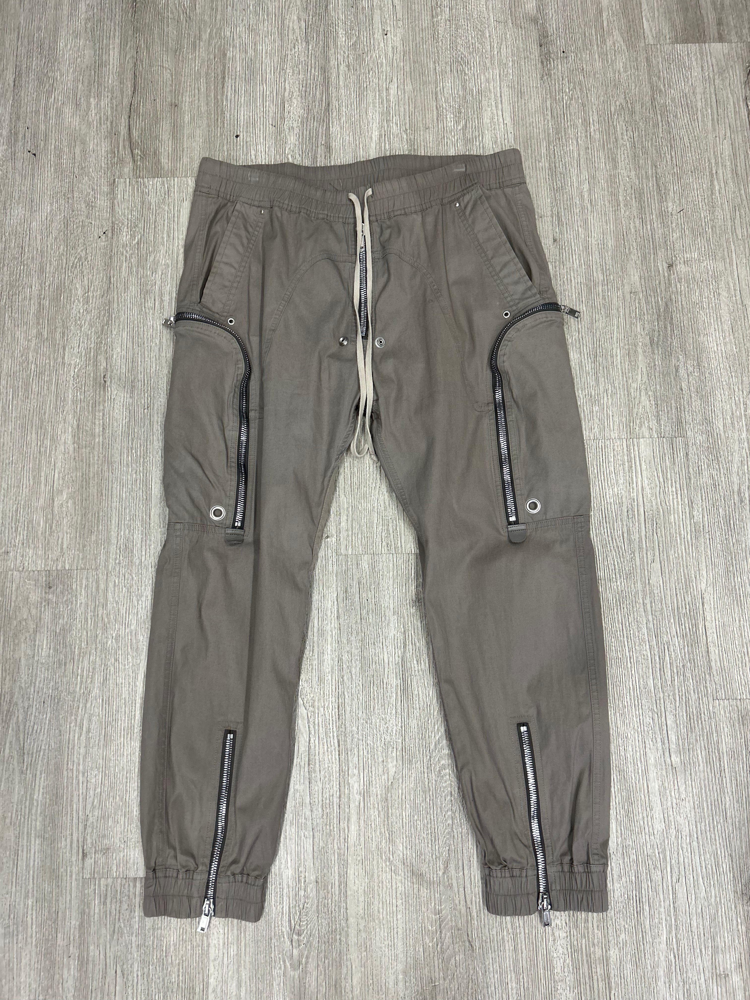 Rick Owens pants side zippers brown