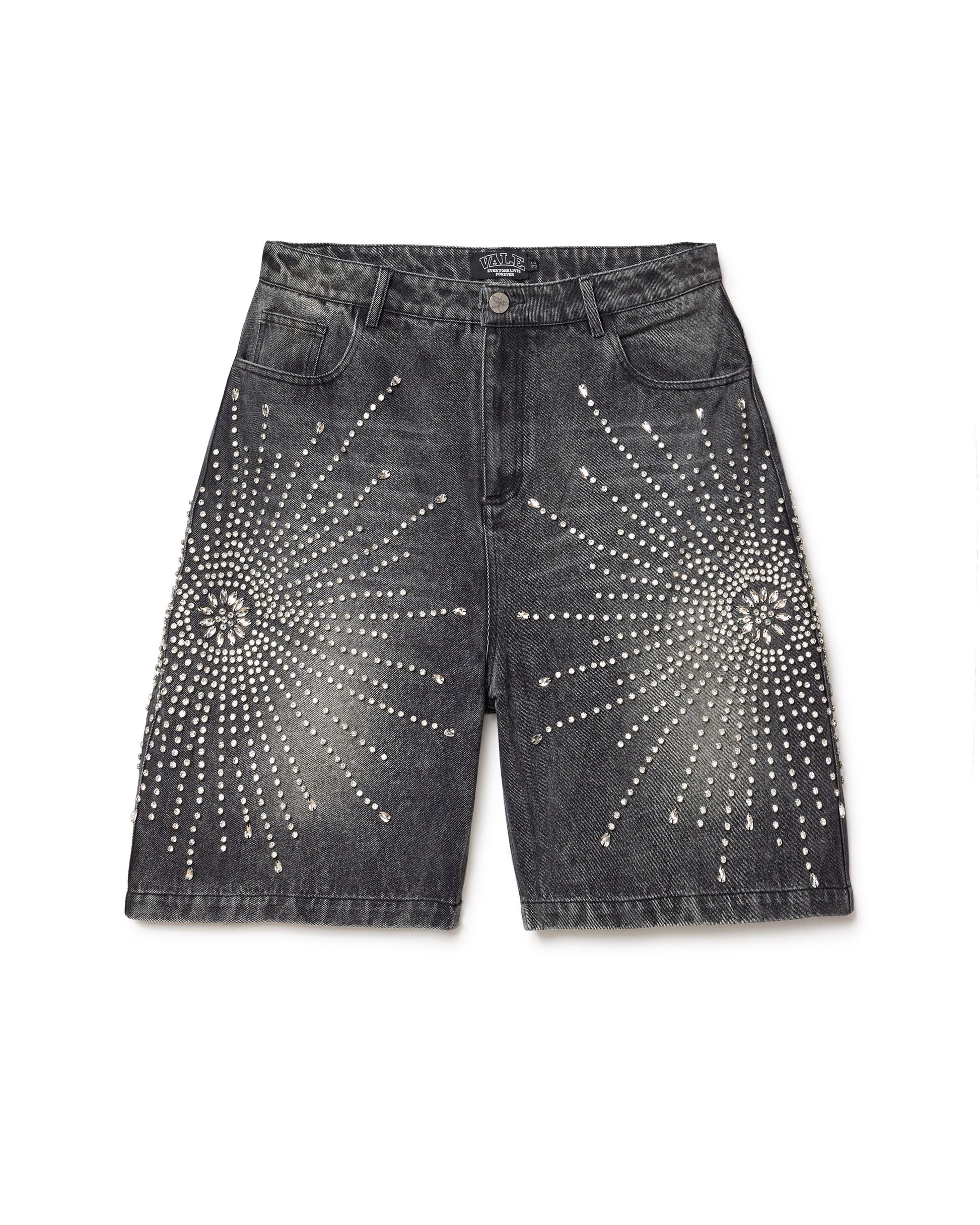 Vale Lives “Cluster” Denim Short (Black)