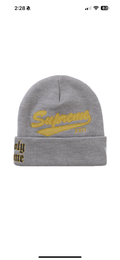 Supreme X New Era “Salvation” Beanie (Grey)