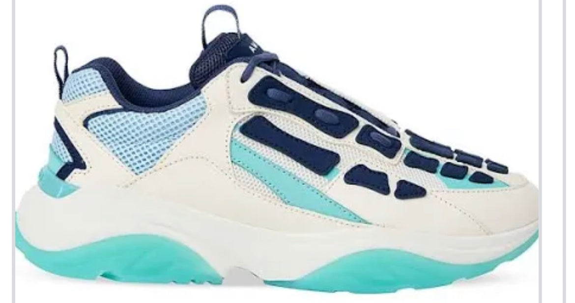 Amiri bone runner sneaker baby blue