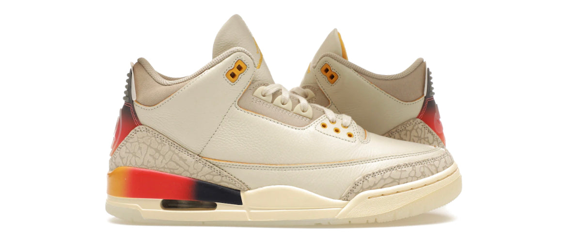 Jordan 3 retro Jbalvin Medellin Sunsent