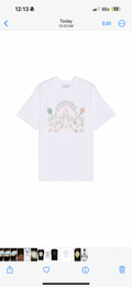 Casablanca “Rainbow Crayon Temple” Tee (White)