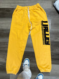 Vale lives sports dept sweatpants yellow