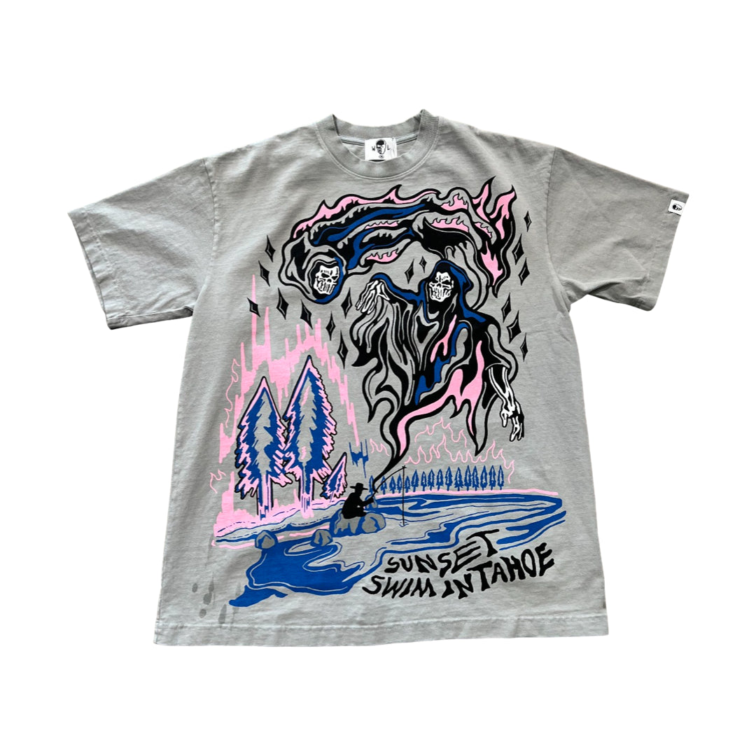 Warren Lotas “Sunset In Tahoe” Tee (Grey)