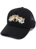 Amiri Floral Logo Trucker (Black)