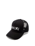 Amiri Reverse Bunny Trucker Hat (Black/White)