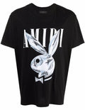 Amiri Playboy Tee (Black/Blue/White)