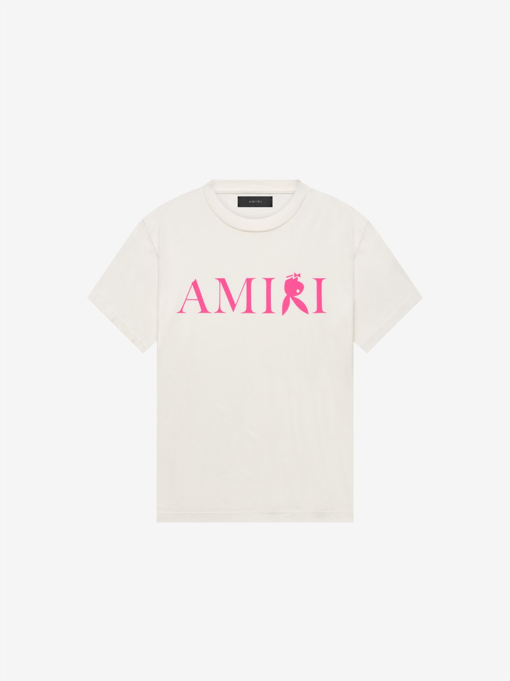 Amiri Playboy Tee (White/Pink)