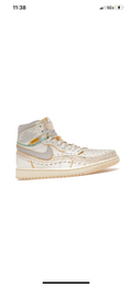 Jordan Retro 1 X Union White