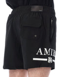 Amiri MA Bar Swimtrunk (Black/White)