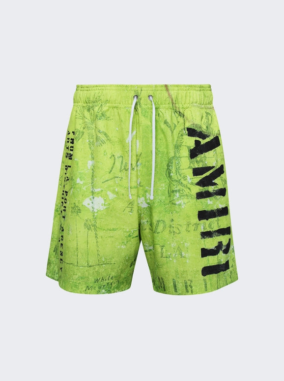 Amiri Military Specs Swimtrunk (Lime)