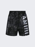 Amiri Military Specs Swimtrunk (Black/White)
