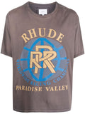 Rhude “Paradise Valley” Tee (Grey/Blue)