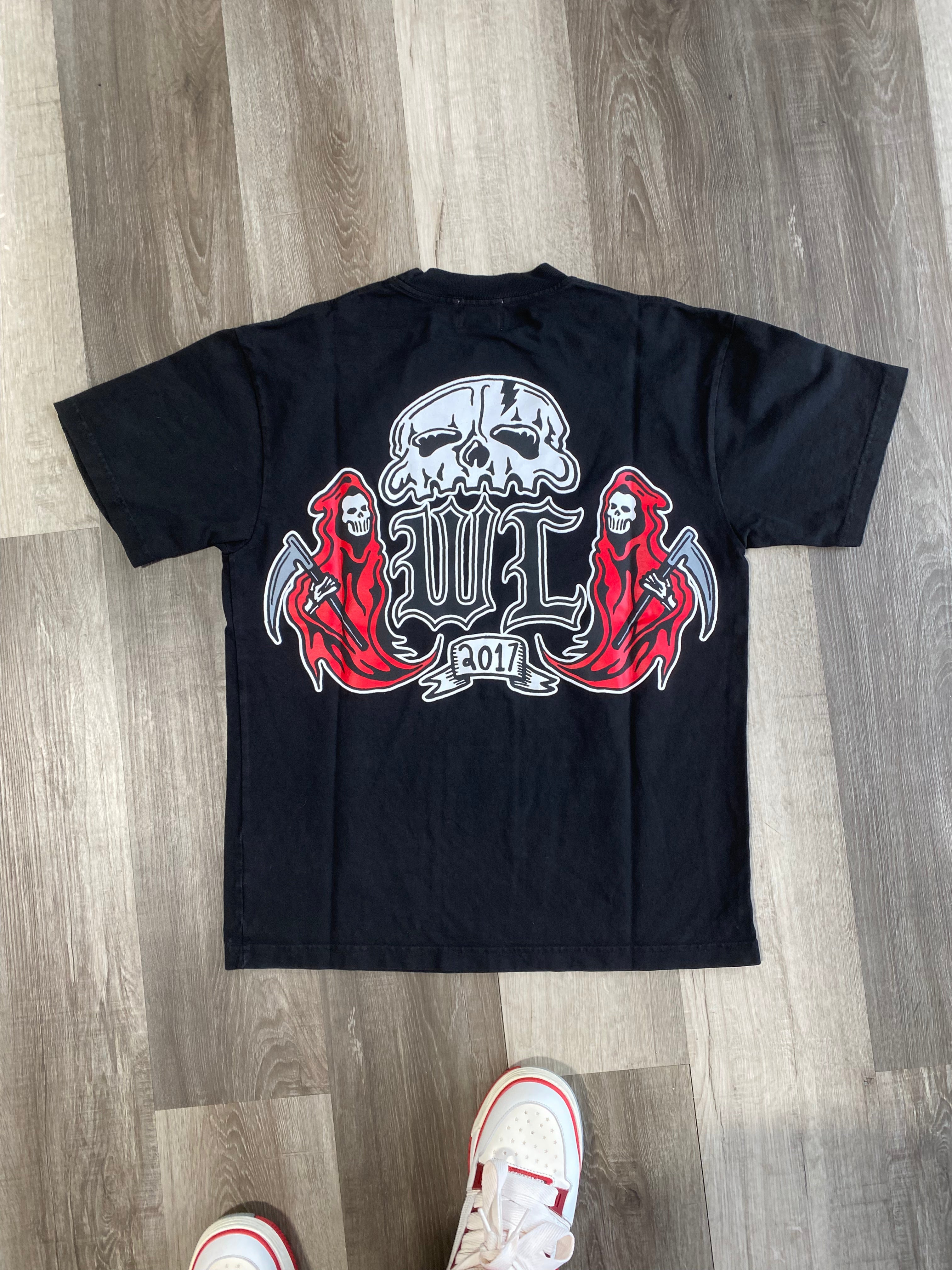Warren lotas tee reaper black/ red